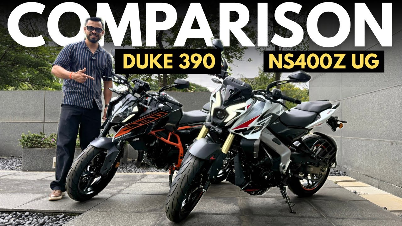 Bajaj Pulsar NS400Z UG vs KTM Duke 390 | Ultimate Streetfighter Showdown🔥