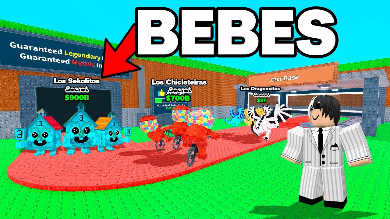 De $0 a $1T solo con NUEVOS BRAINROTS BEB&Eacute;S SUPER SECRETOS en Steal a Brainrot (roba un brainrot)