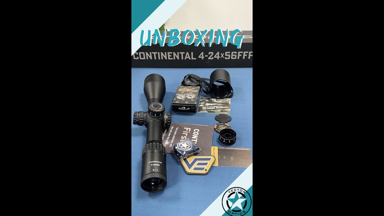 Vector Optics // 34mm Continental x6 4-24x56 MBR FFP Riflescope Ranging (SCFF-40) Unboxing