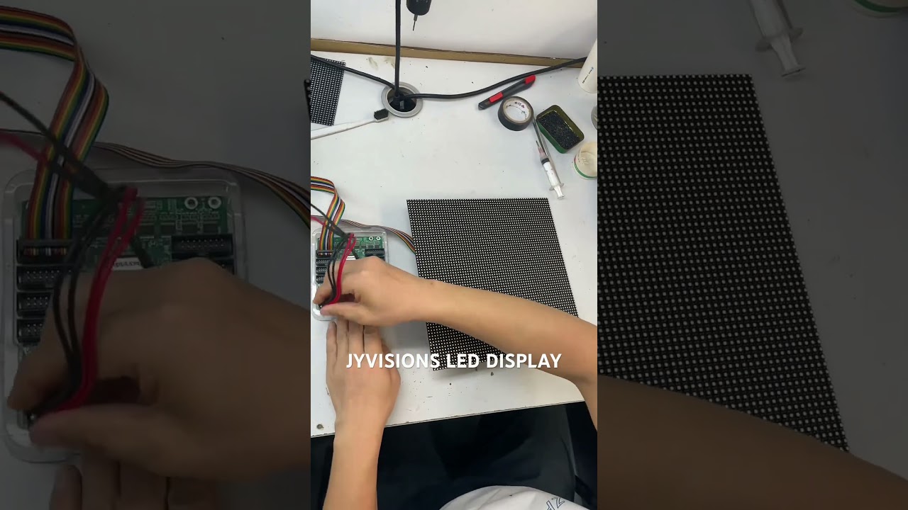 How to program LED display module #led #diy #technology #artist #design
