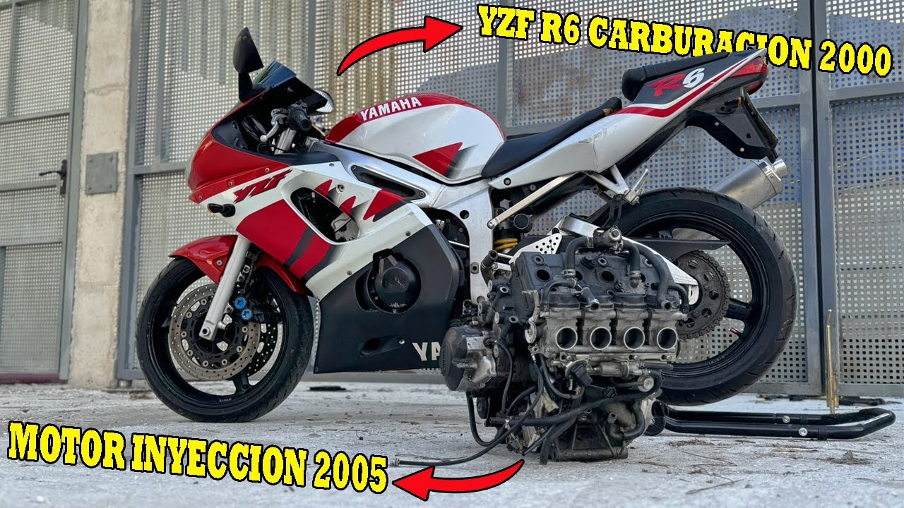 Cambio el Motor CARBURACION de la R6 por uno INYECCION| El fin del NIKASIL