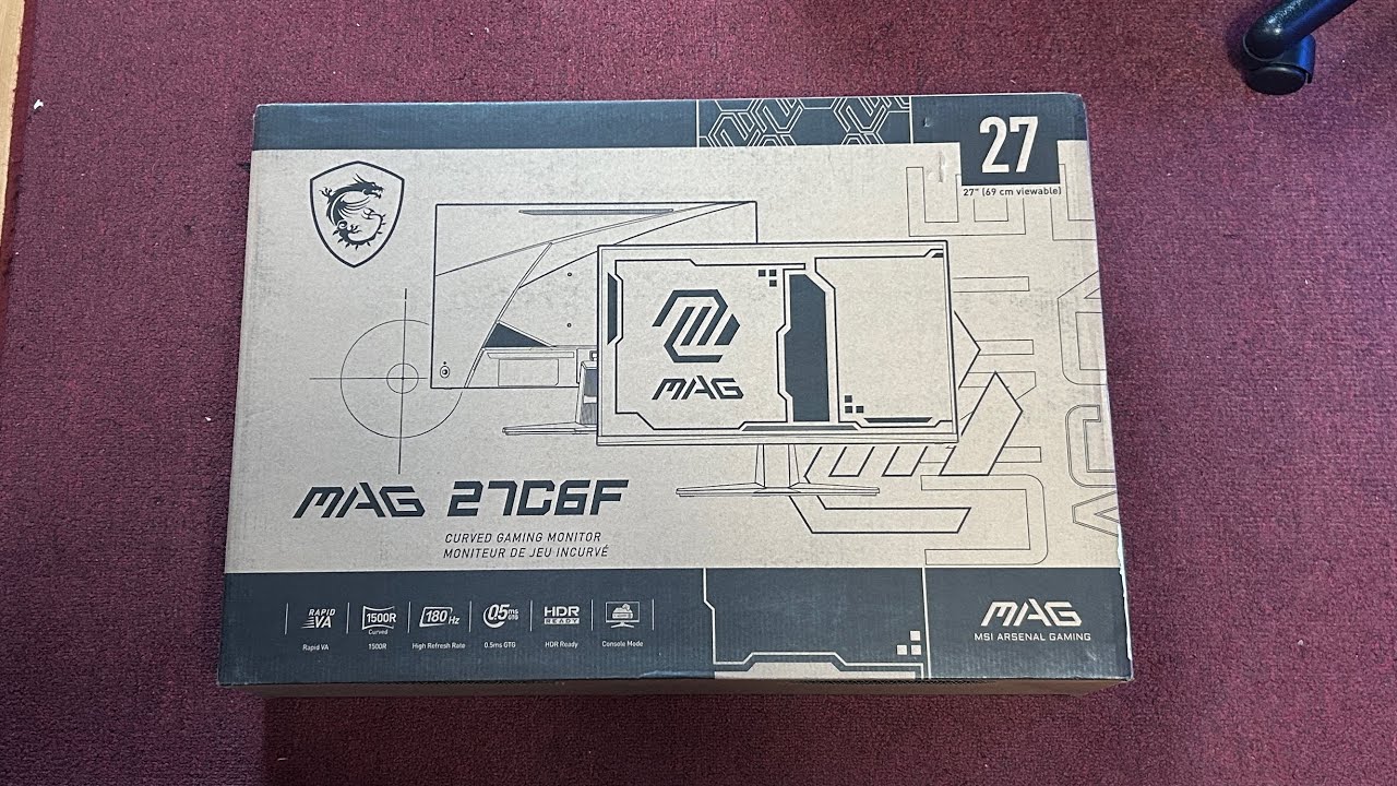 MSI MAG27C6F Gaming Monitor Review