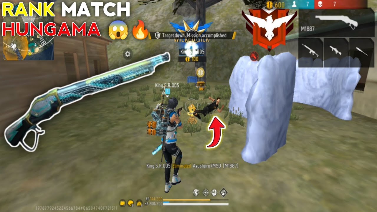 BR Rank Match Me Seedha Hungama 😱🔥 | OP & Funny Gameplay 😂 | Free Fire