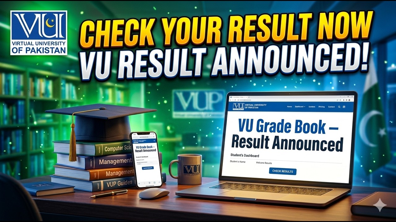 VU Final Term Result 2026 Announced | 4 March Final Term Result | Check A B C Grade | Pass or Fail?