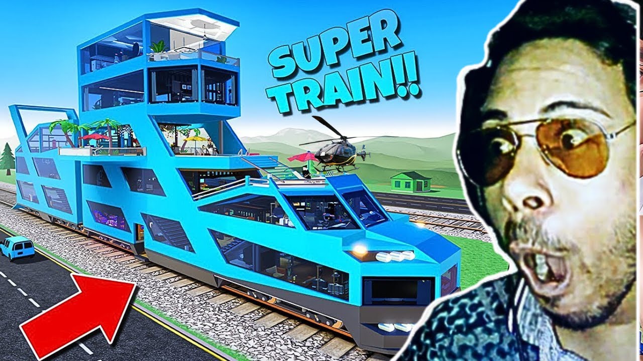 BUILDING THE WORLD BIGGEST MEGA LUXURY TRAIN IN ROBLOX😱