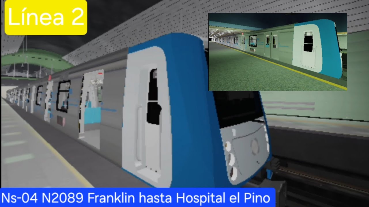 Metro De Santiago | Ns-04 N2089 Franklin hasta Hospital el Pino | Línea 2 | Roblox 