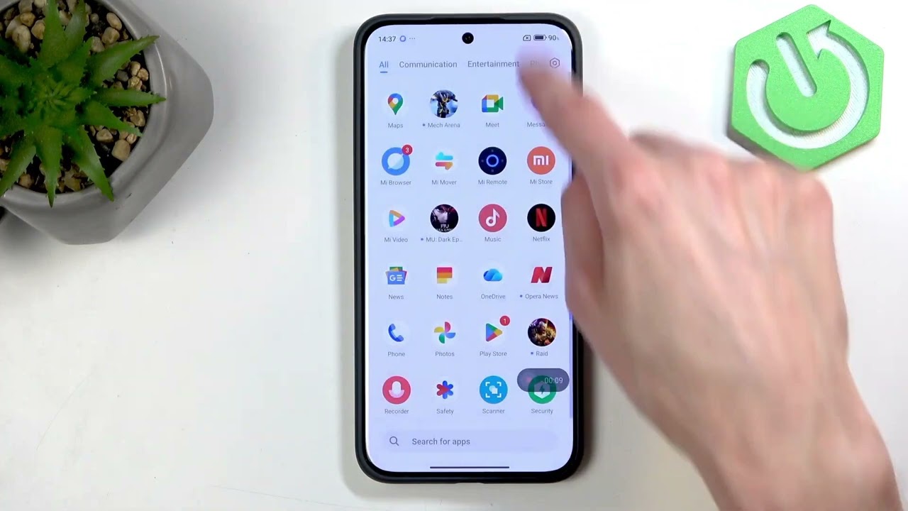 POCO M8 Pro 5G – كيفية تسجيل الشاشة وضبط الدقة ومعدل الإطارات