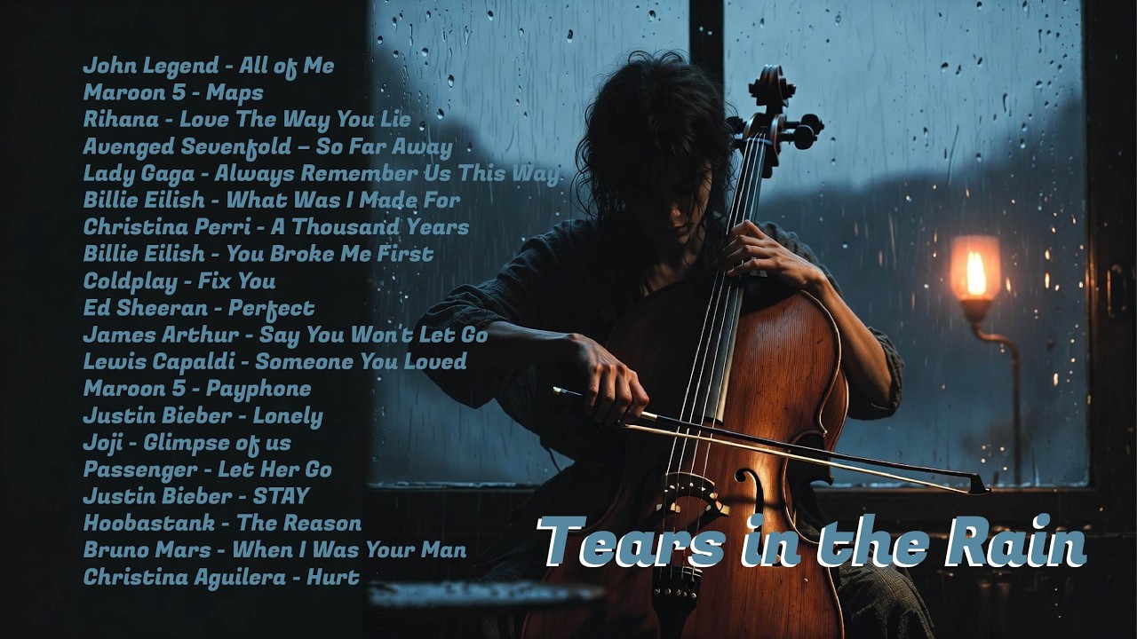Sad Piano & Cello Music for Crying 🌧️ (Let It All Out) - Deep Emotional Healing Mix