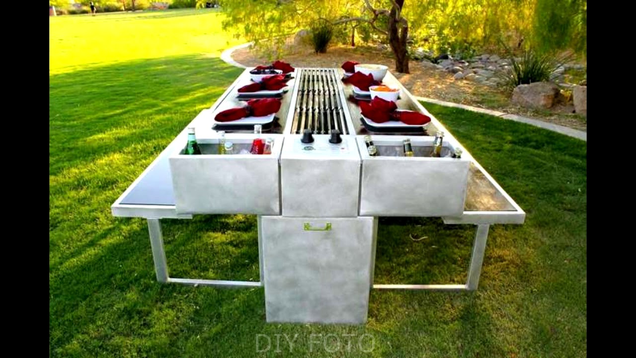 🔔 Versions of the tables for grilling and barbecue! 50 interesting ideas!
