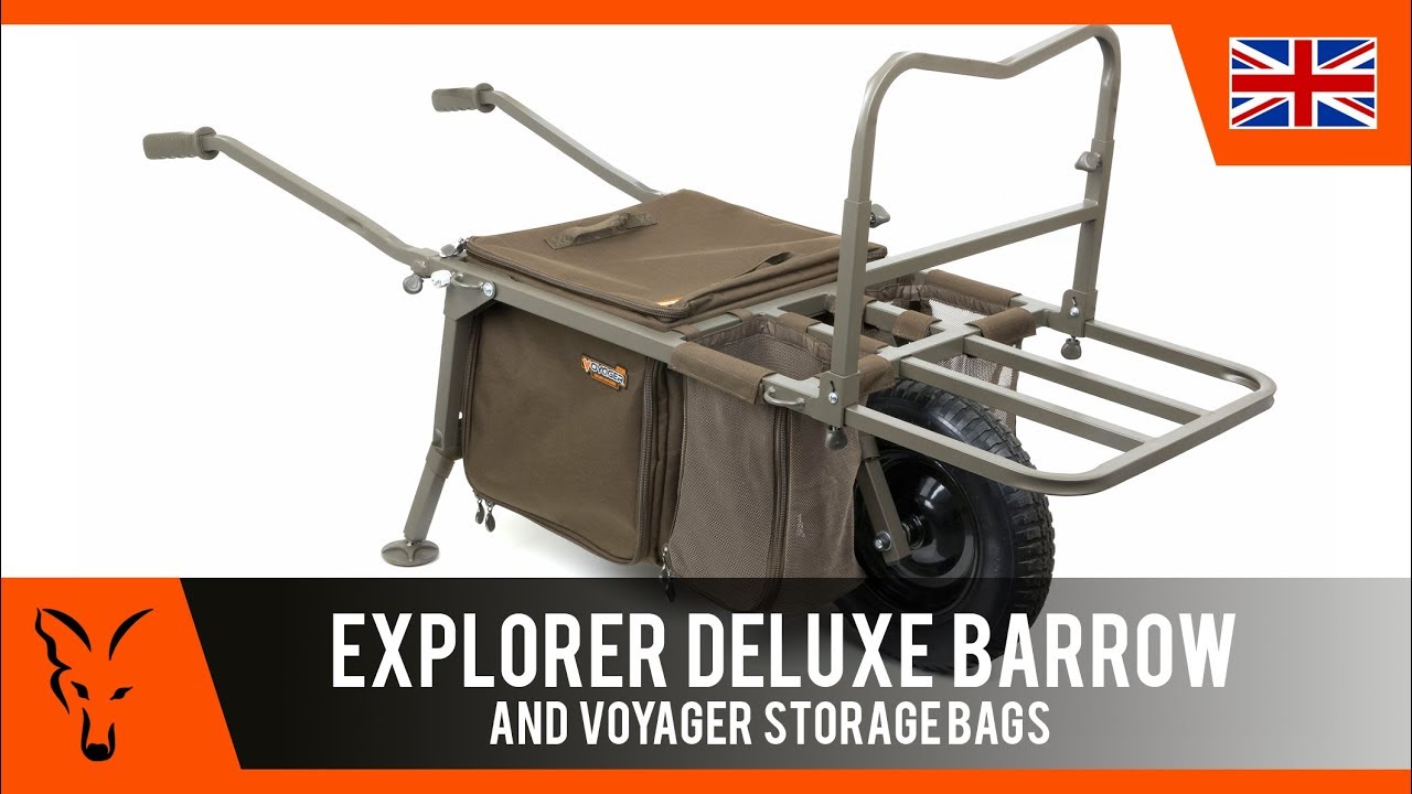 ***CARP FISHING TV***  Explorer Deluxe Barrow + Large Cooler/Cooler/storage bag