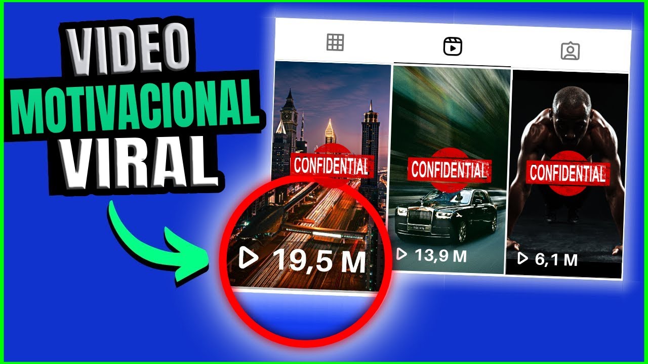 Como criar vídeo MOTIVACIONAL VIRAL para Alcançar MILHÕES de visualizações #VIRAL