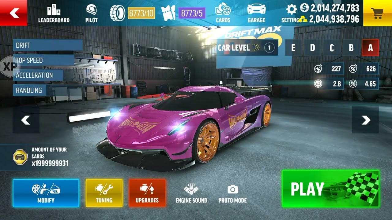 Drift Max Pro Unlock All Cars + Infinite Resources Hack With Libtool