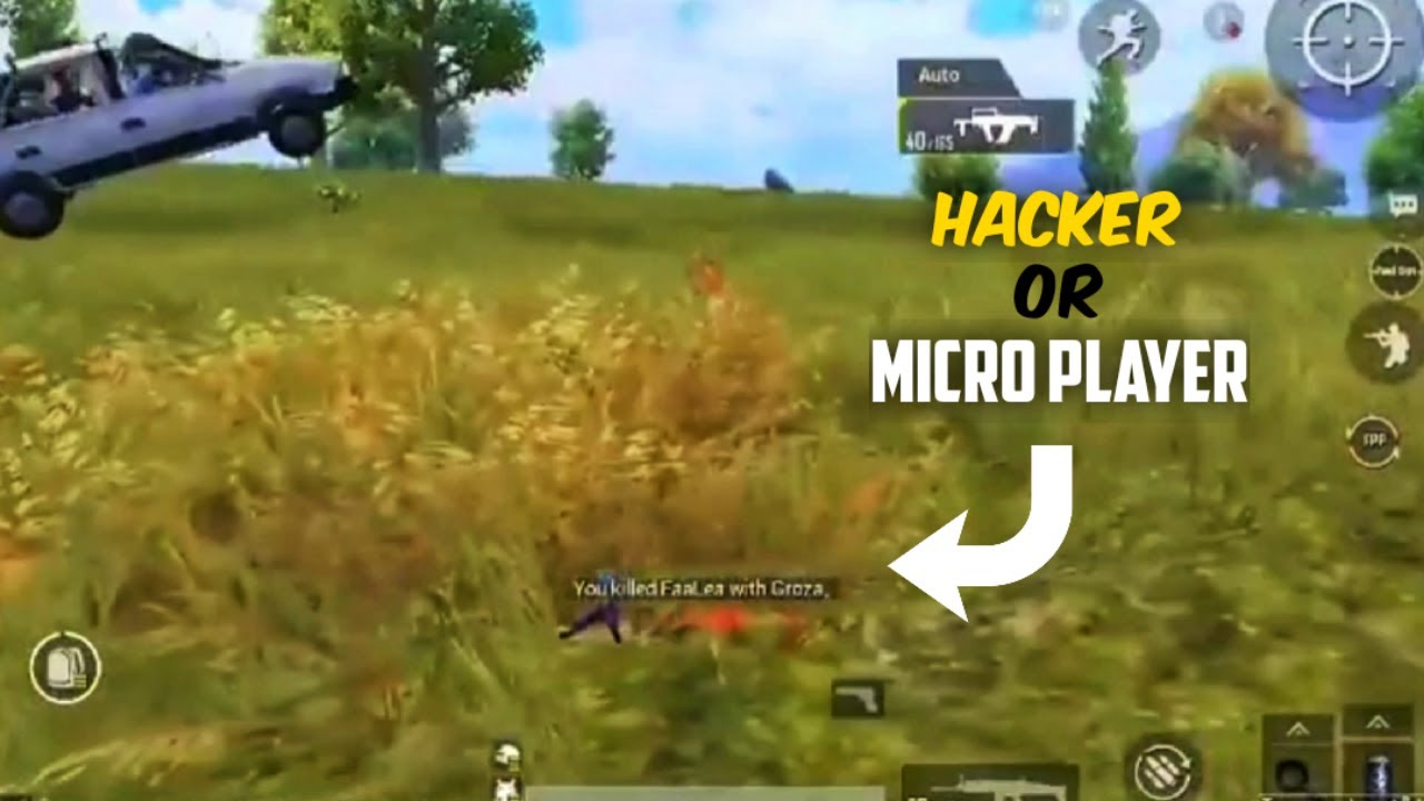 IS THIS A HACK ? PUBG MOBILE TINY PLAYER😱SMALL CHARACTER GLITCH TRICK🔥IN PUBG MOBILE / ROG GAMING TN