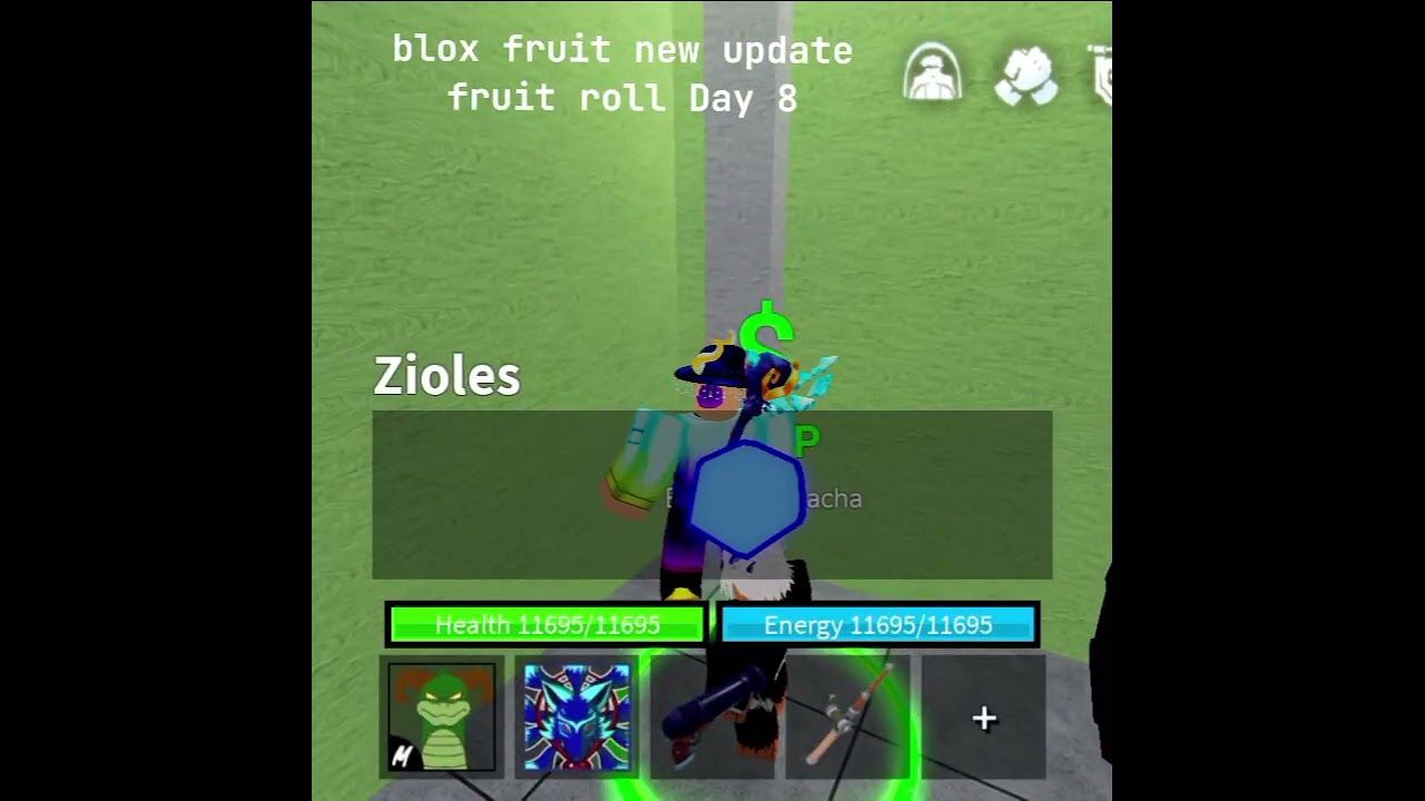 blox fruit new update fruit roll Day 8