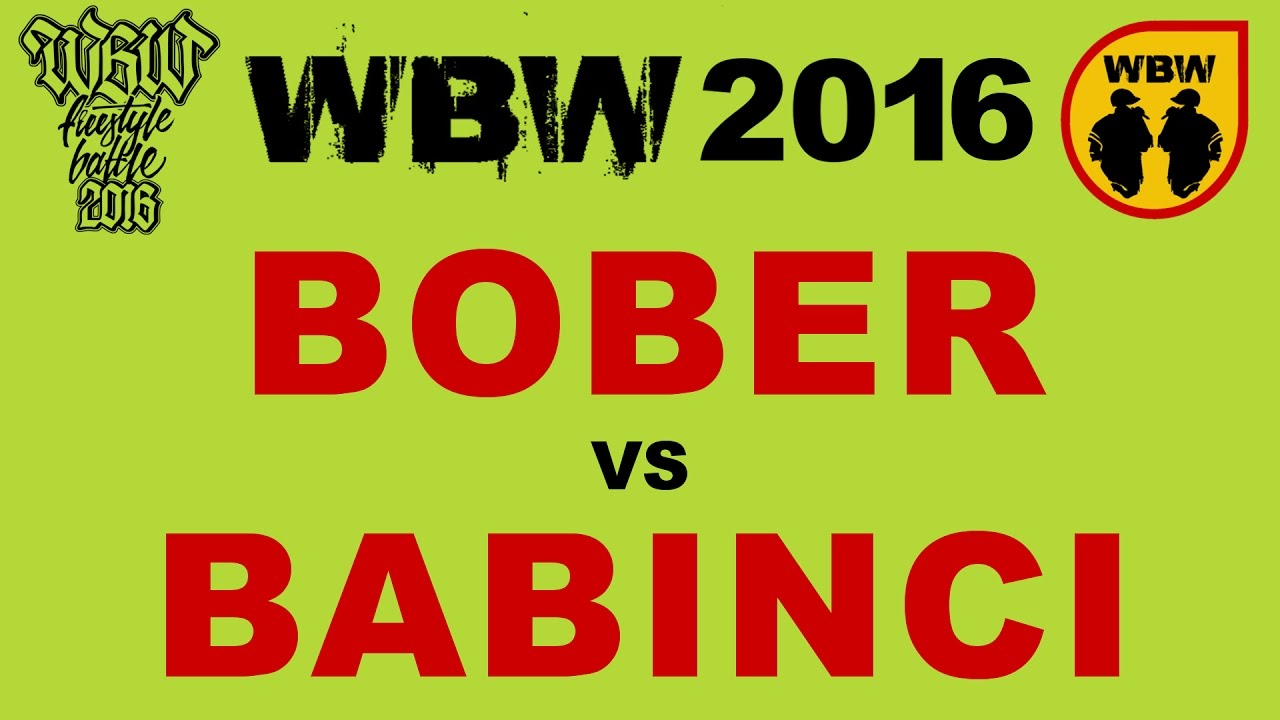 Bober 🆚 Babinci 🎤 WBW 2016 Białystok (freestyle rap battle)