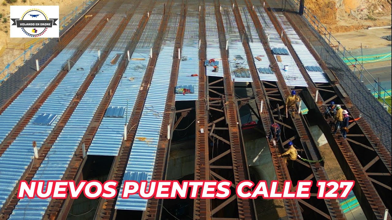 VOLANDO EN DRONE 4K - NUEVOS PUENTES CALLE 127