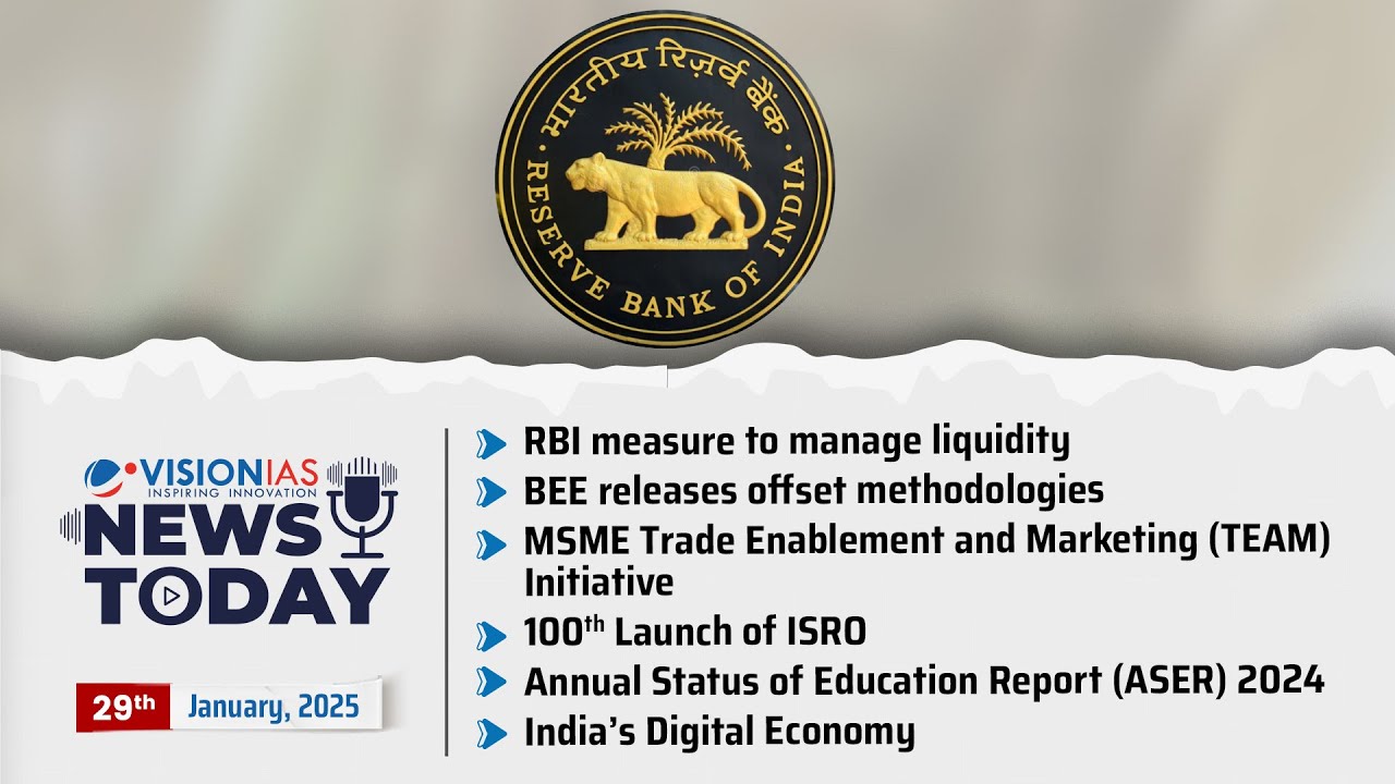 News Today | Daily Current Affairs | 29th January, 2025