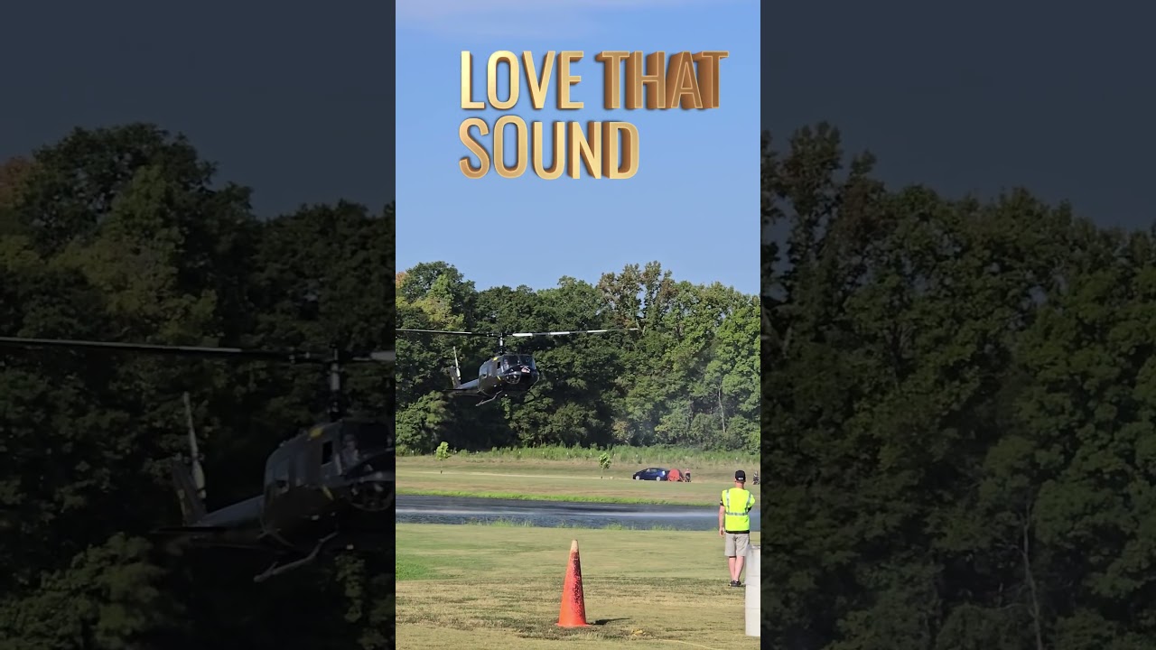 Surprise Guest at Heli Extravaganza 2024. UH-1 Huey Not RC but still Amazing