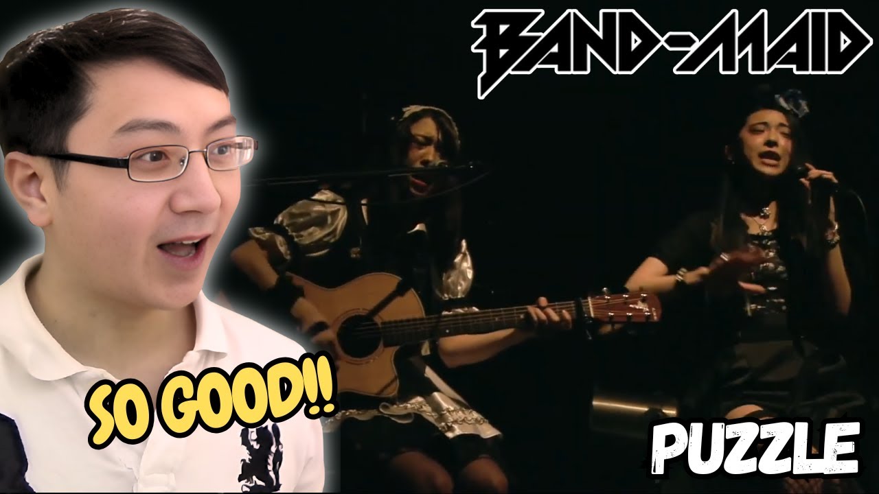 First Time Hearing BAND-MAID / Puzzle [acoustic] + Live Video | REACTION