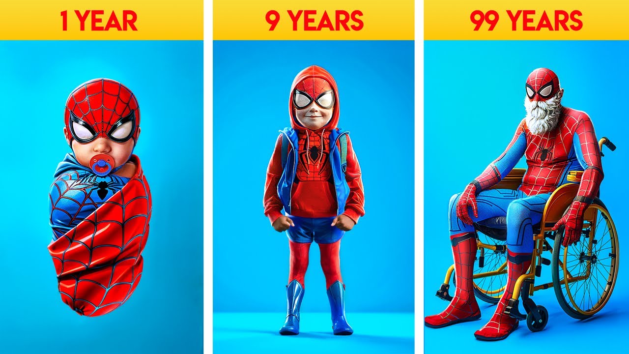 O Homem-Aranha foi adotado por super-heróis! Arlequina e Coringa se tornaram pais!
