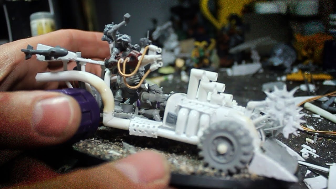 Ork Shokkjump dragsta kitbash conversion
