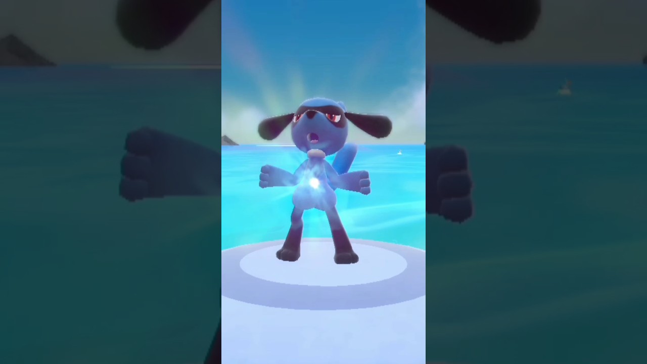 riolu evolves into Lucario 