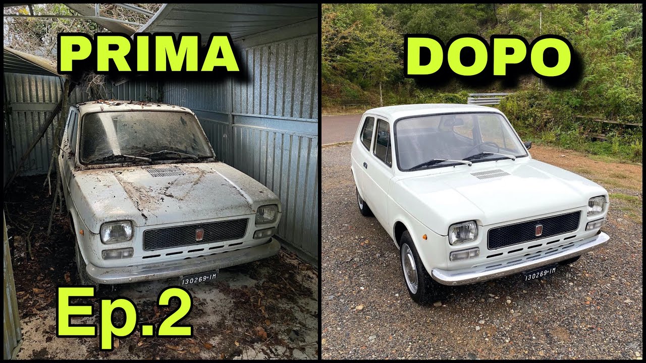 Come ho SALVATO una Fiat 127 mk1 ABBANDONATA da 20 anni 😱 - pt2