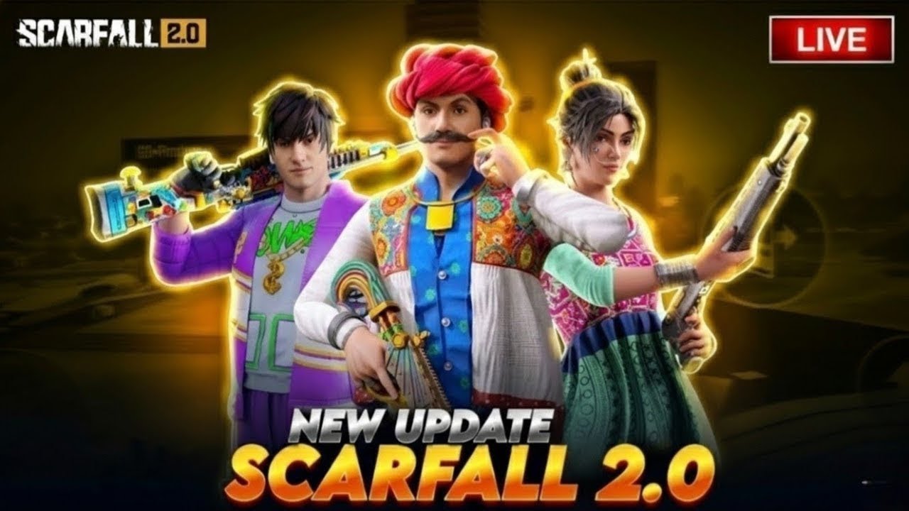 BGMI PLAYER TRYING SCARFALL l