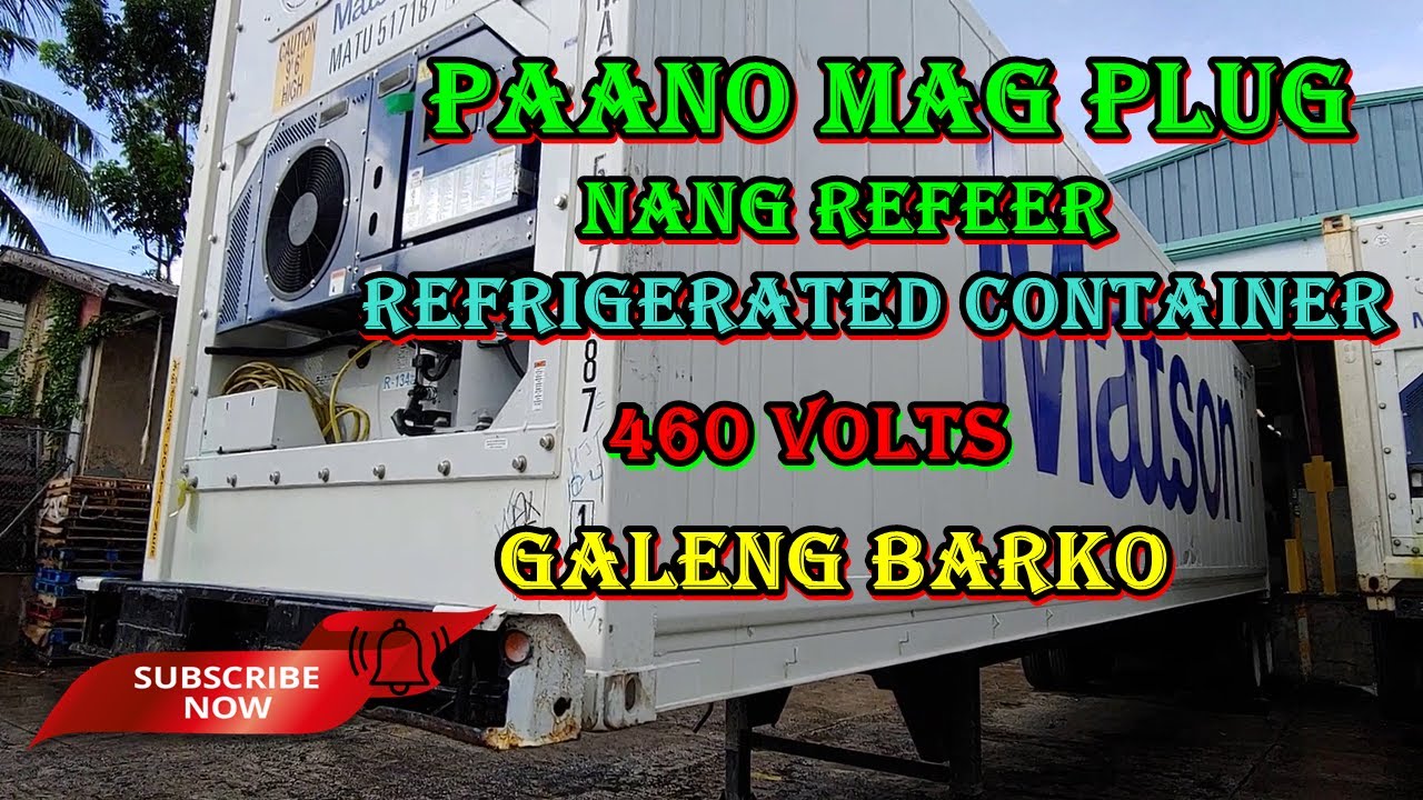 HOW TO PLUG REEFER- REFRIGERATED CONTAINER 460 VOLTS TO 220V (Tagalog)