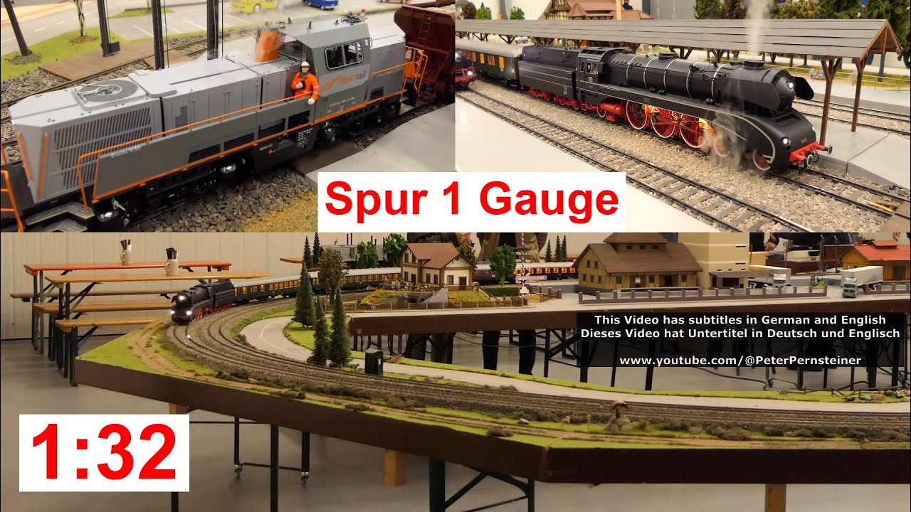 Spur1-Fahrtreffen 11/23 München - BR 01, 10, 64, 218, Gravita, V 200.1 1:32 Modellbahn