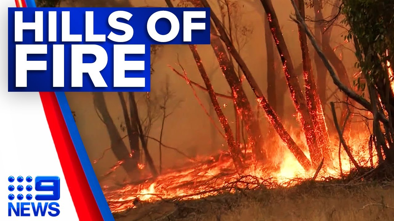 Cherry Gardens bushfire downgraded to &lsquo;watch and act&rsquo; | 9 News Australia