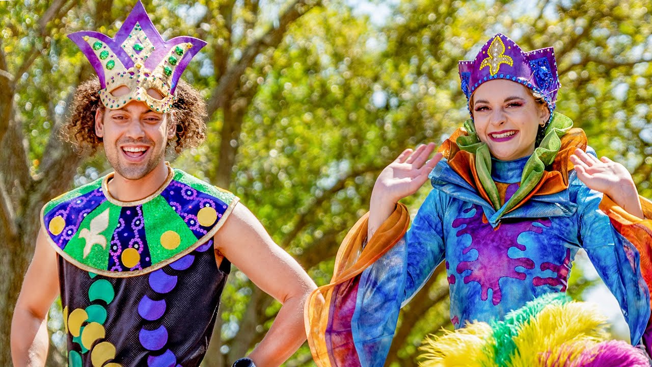 Mardi Gras at Seaworld Orlando on Fat Tuesday