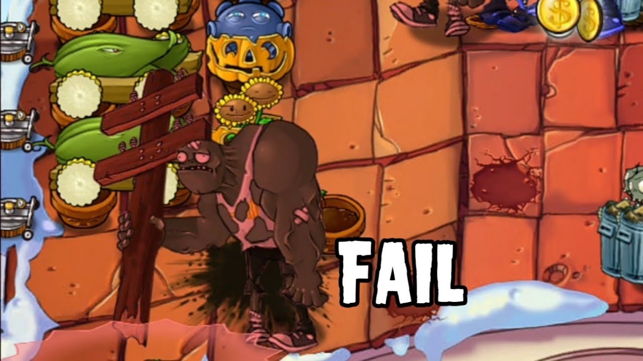 PVZ Modern Extension Survival Roof Endless (Fail)