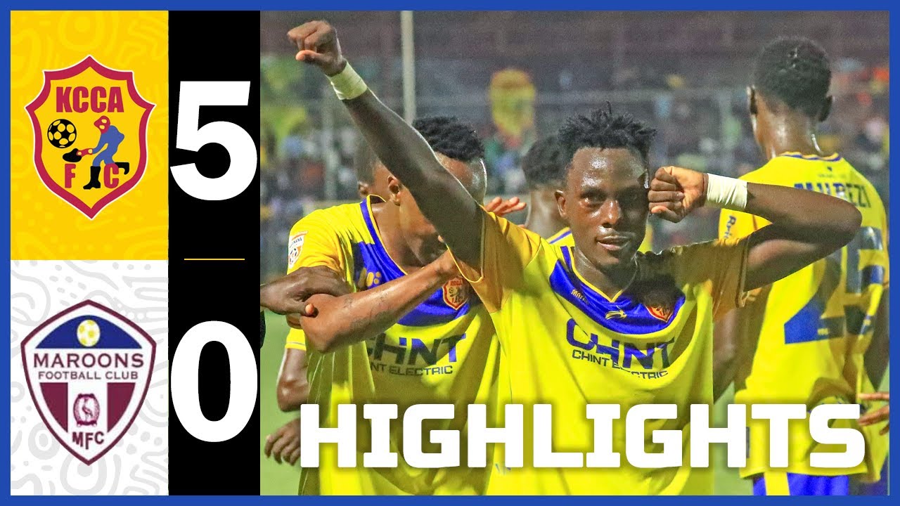 HIGHLIGHTS | KCCA FC 5 - 0  Maroons FC (Thursday, 31 Oct 2024)