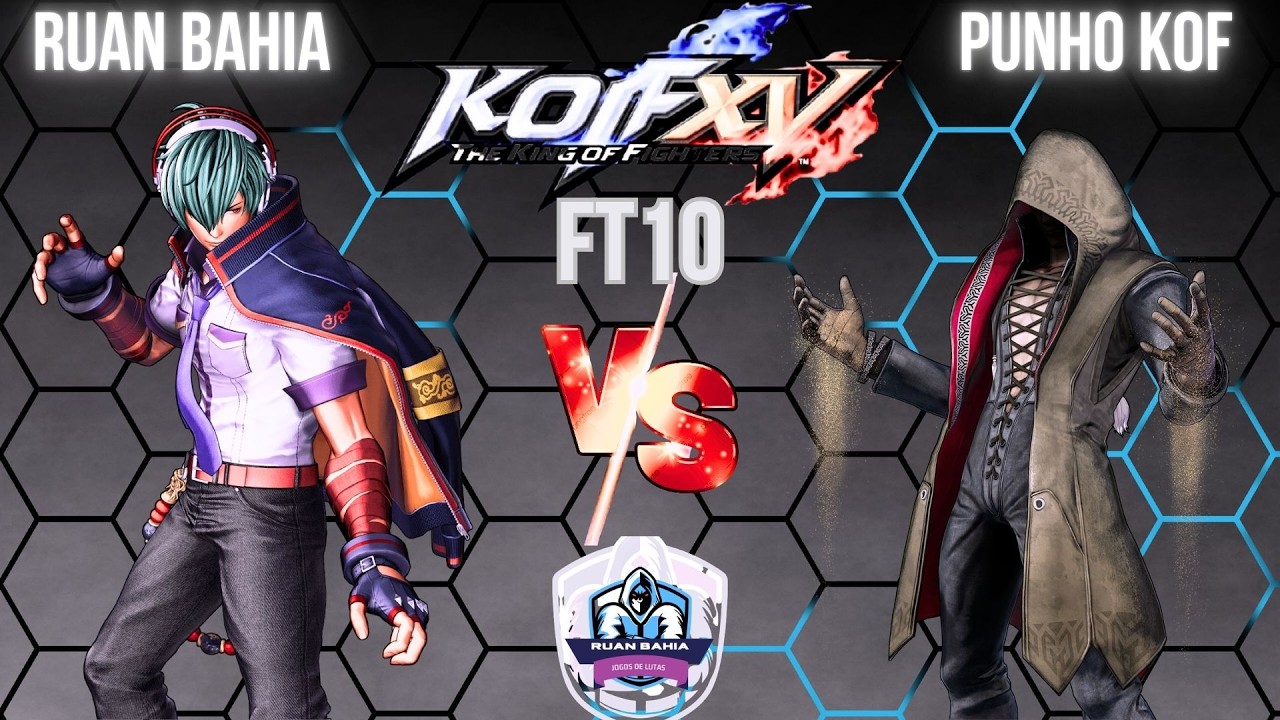 KOFXV - RUAN BAHIA 🆚 PUNHO KOF FT10 #kofxv  #kof2002 #kof98