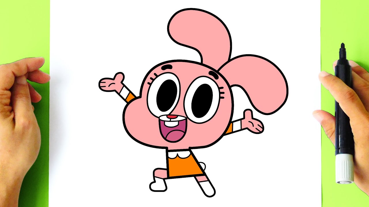 How to DRAW ANAIS WATTERSON - GUMBALL
