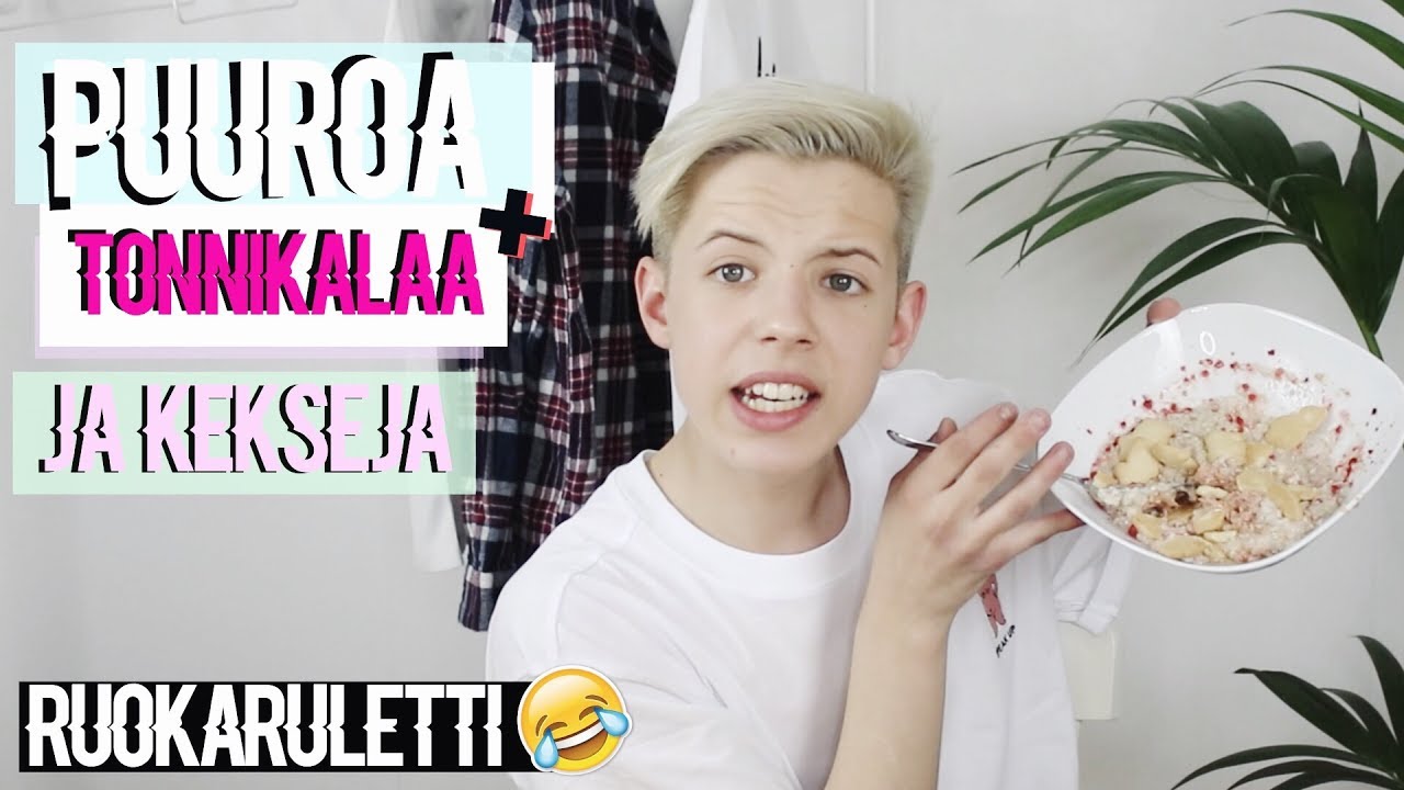 RUOKARULETTI! 😜 | PUURO + TONNIKALA 🤔