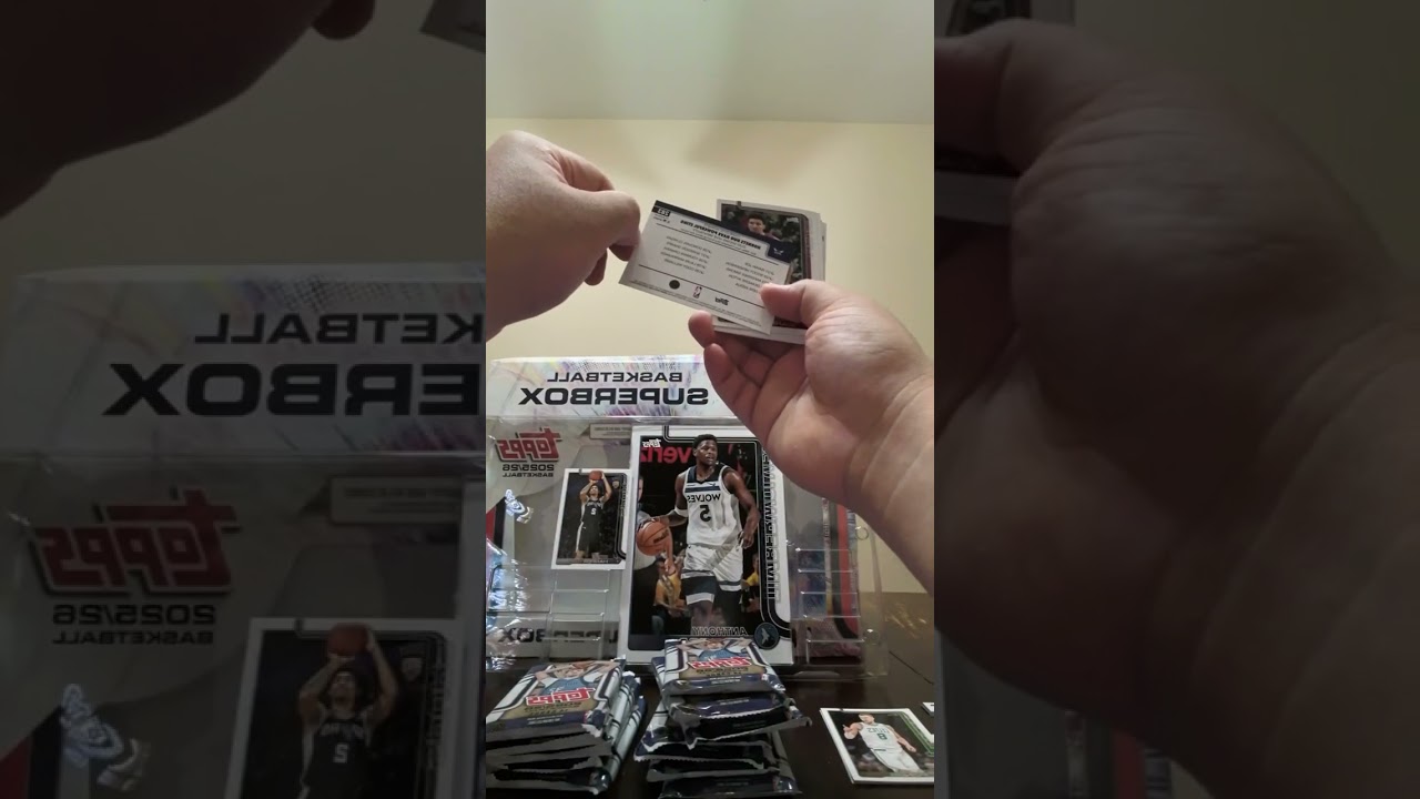 Unboxing of 2025-2026 Topps NBA Basketball Cards
