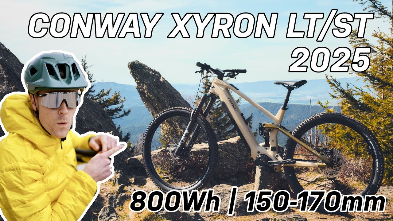Eines der TOP E-MTBs 2025?! CONWAY XYRON LT/ST | 800Wh | 150mm - 170mm Federweg | BOSCH CX