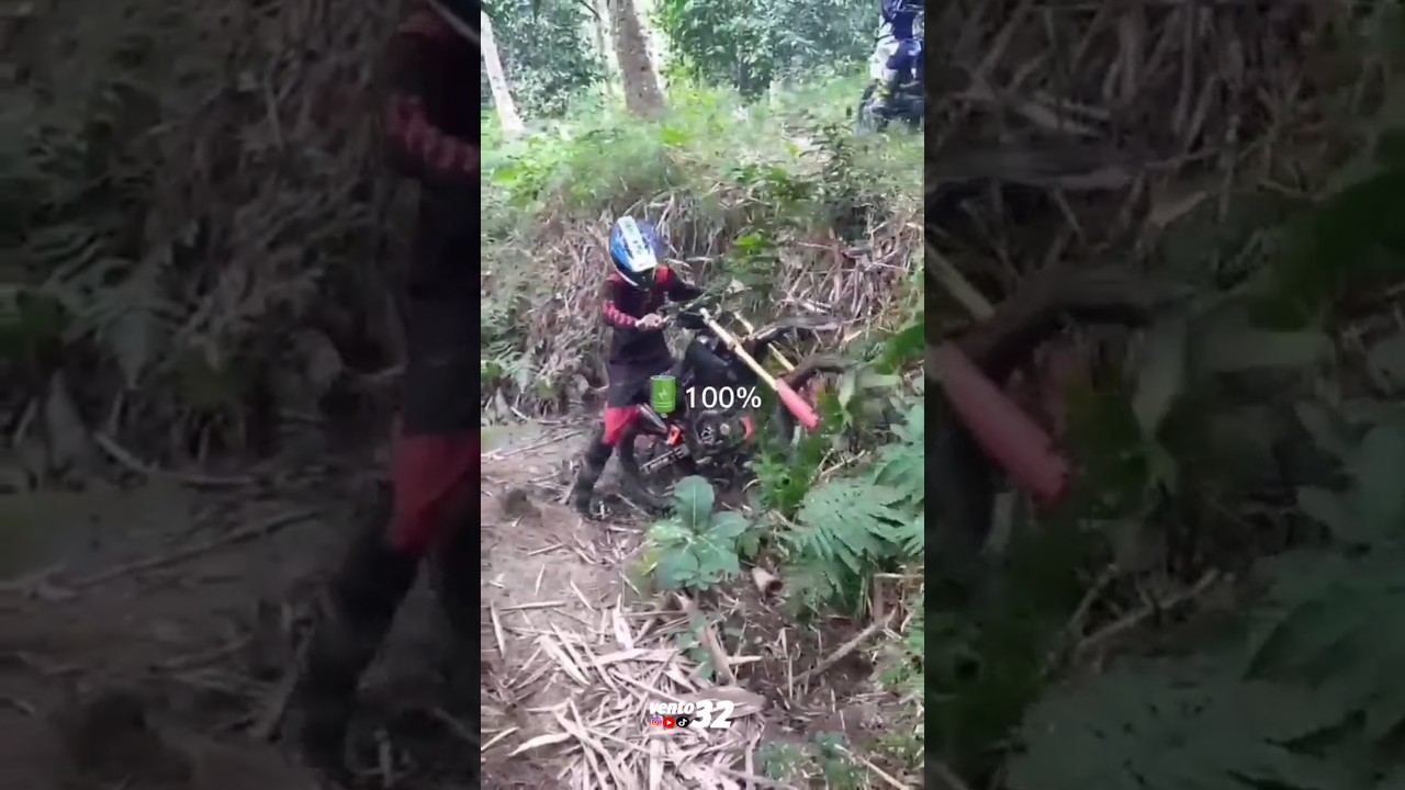 rungkad men #fypage #trailmurah #indonesia #video #hobby #motorcross #fyp #adventure #kawasaki #hit