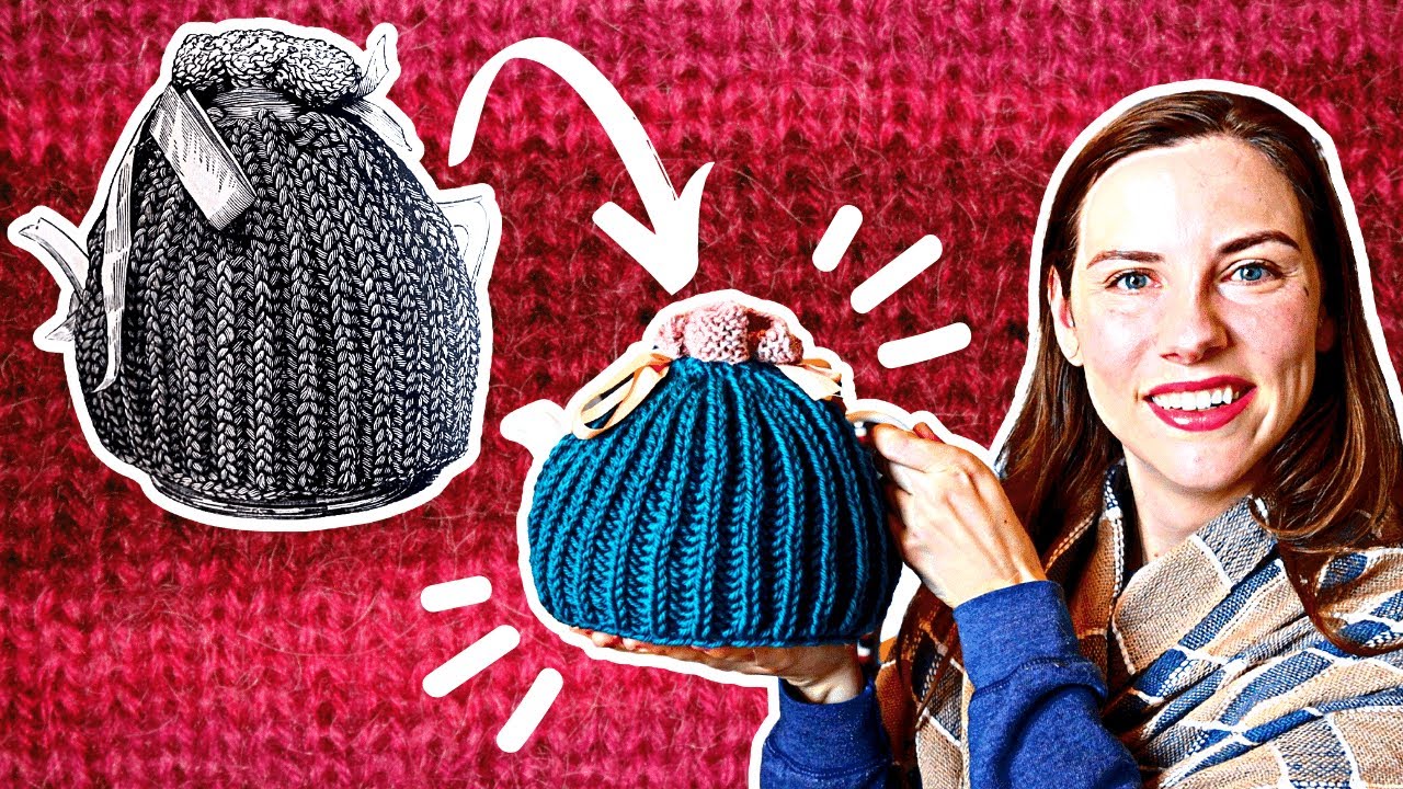Knitting a Sweater for my Teapot (using a Victorian Tea Cozy pattern)