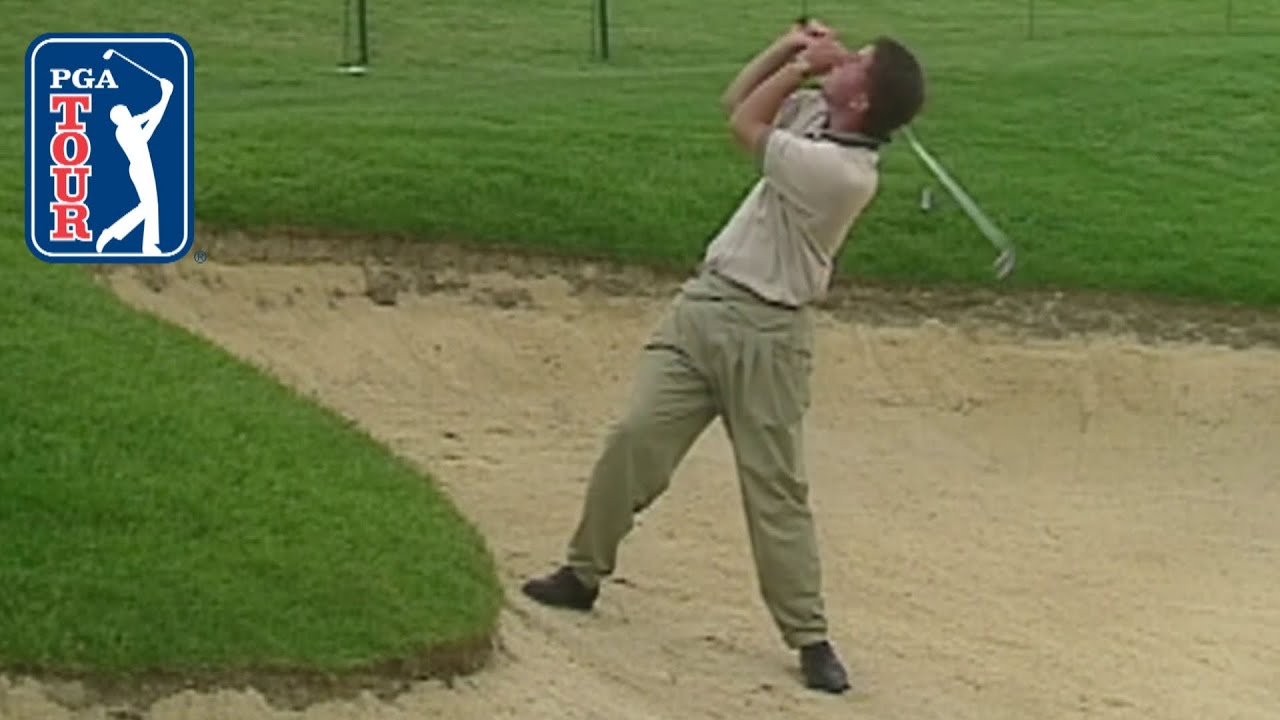 Phil Mickelson's reverse flop shot in 1995