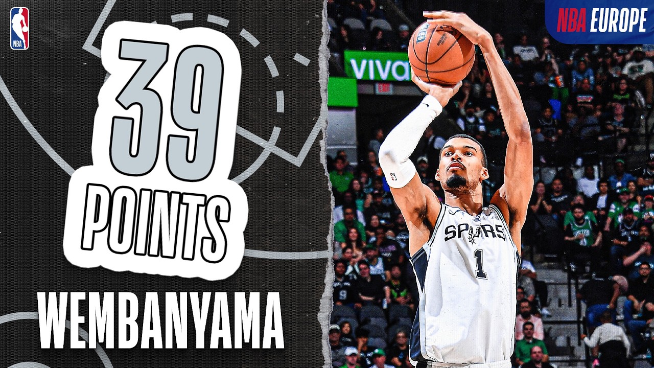 Wemby Helps Spurs To Win in Boston 👽 Wembanyama's Best Plays v Celtics