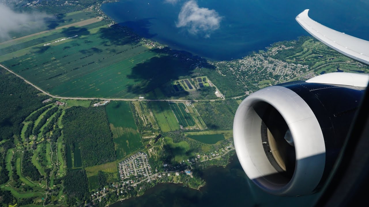 Beautiful Climb Out Of Montreal | Air Canada 787-9