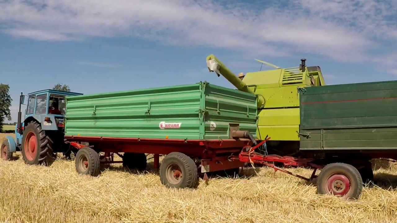 Claas Protector und Eicher - Gerstenernte 2019 Teil 1 *Original-Sound*