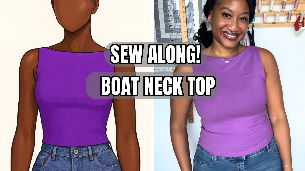 Sew Along: Boat Neck Top | Beginner-Friendly Tutorial
