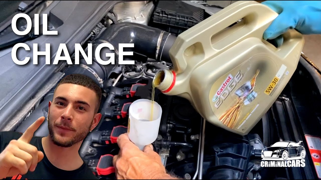 How to Oil change - Tagliando - Audi TT MK2 2.0 TFSI BWA (ITA)