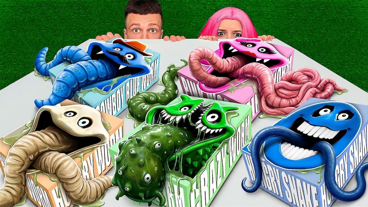 ОТКРЫВАЕМ лего набор Hungry Snake и Hungry Worm в 3:00 ночи !!!