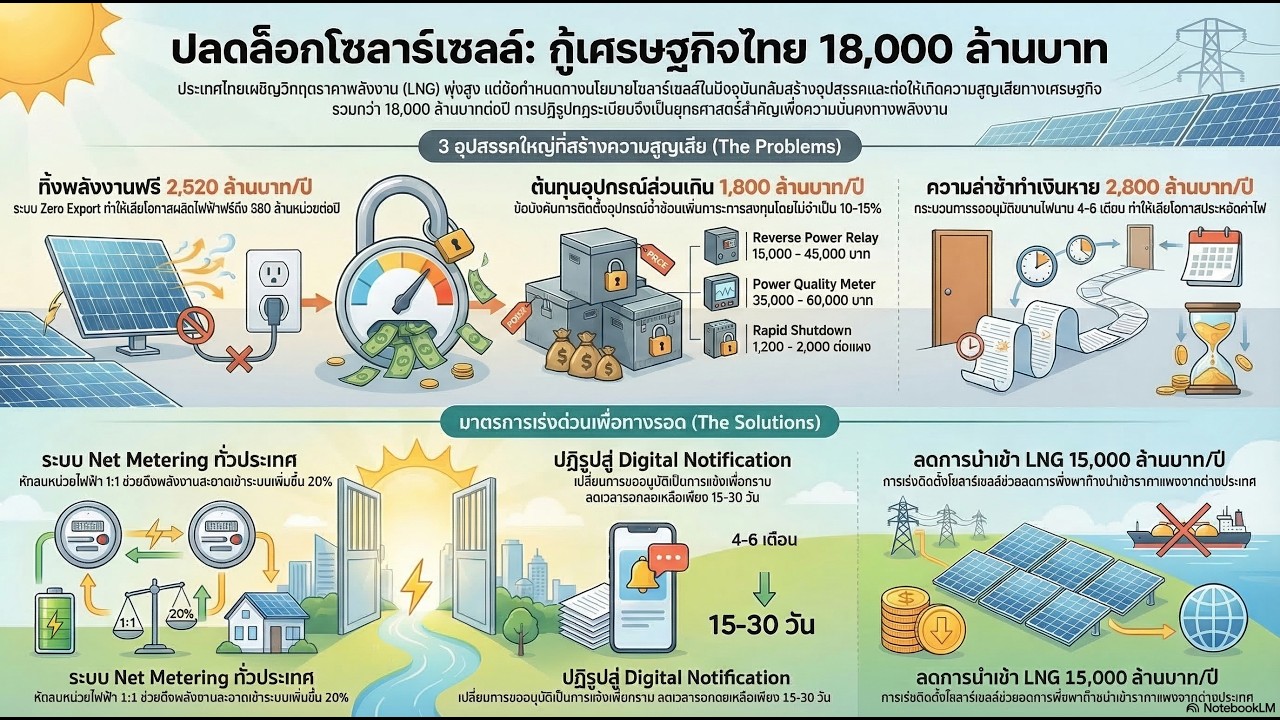 ปลดล็อกศักยภาพโซลาร์ไทย