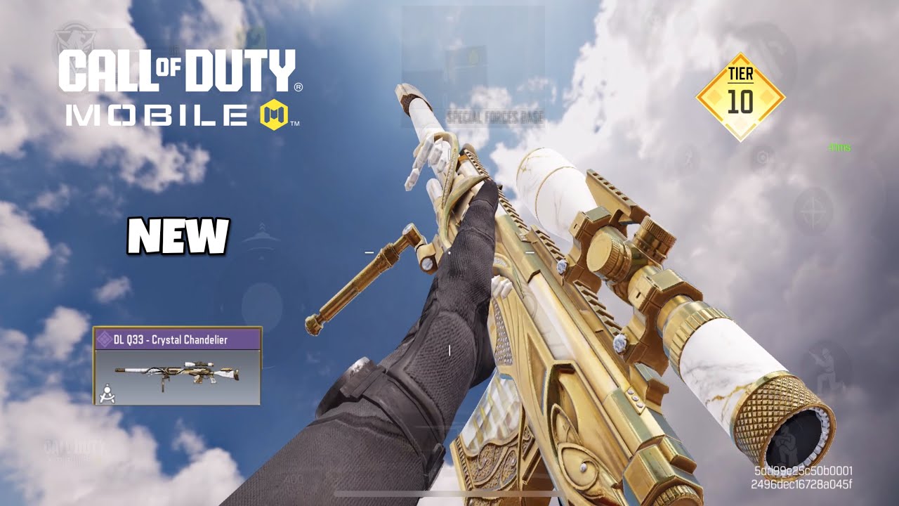 *NEW* DL Q33 - Crystal Chandelier Gameplay on COD Mobile!!! - Tier 10 BP Reward | Milton37LiveCODM